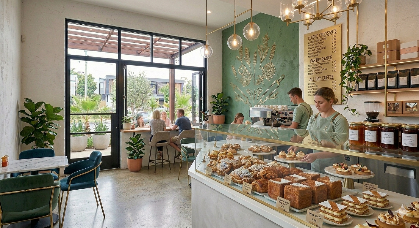 $18,300 Net Weekly — Established Milton Patisserie, Fully Managed, $200k+ Kitchen
